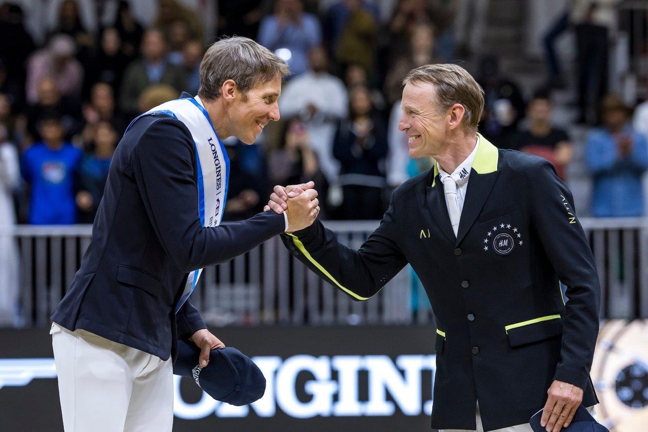 Två vänner och storstjärnor som peppar varandra till stordåd! Henrik von Eckermann och Peder Fredricson slutade etta och trea i världscupfinalen 2024.